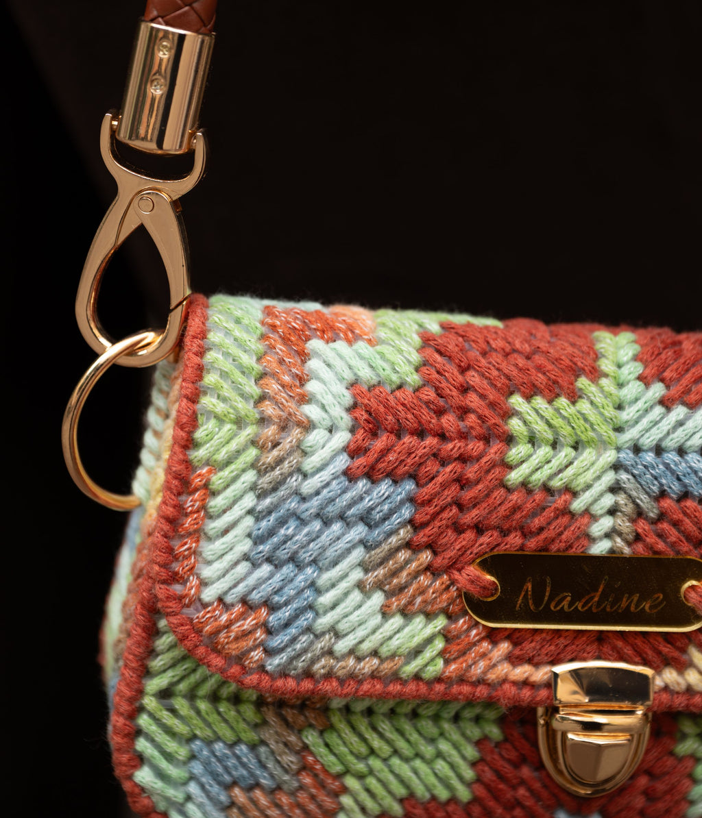 Sac en crochet rigide petit format