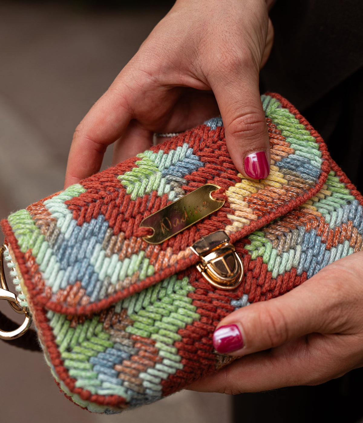 Sac en crochet rigide petit format